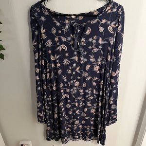 Roxy Thin Long Sleeve Dress - Size M